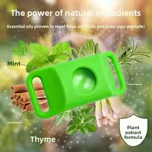 Natural Anti-Flea & Tick Pendant Oils for Dogs & Cats Collar Wearable Pet Tags with Essential Oils to Repel Pests Safely